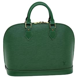 Louis Vuitton-LOUIS VUITTON Epi Alma Hand Bag Borneo Green M52144 LV Auth 72224-Other