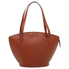 Louis Vuitton-Bolsa de ombro LOUIS VUITTON Epi Saint Jacques Shopping Marrom M52263 Autenticação de LV 76529-Marrom