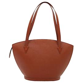Louis Vuitton-LOUIS VUITTON Epi Saint Jacques Shopping Shoulder Bag Brown M52263 LV Auth 76529-Brown