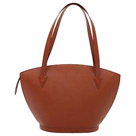 Louis Vuitton-LOUIS VUITTON Borsa a spalla Shopping Epi Saint Jacques Marrone M52263 LV Aut 76529-Marrone