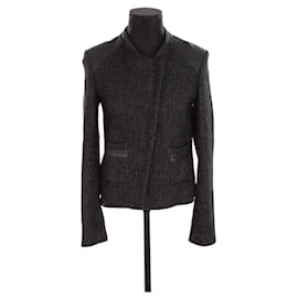 Maje-Wool jacket-Black