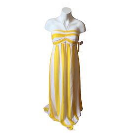 & Other Stories OTRAS Vestidos T.Internacional S Seda Amarillo
