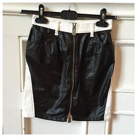 Faldas ALEXANDER MCQUEEN T.IT 36 Algodón Negro