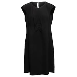 Chanel-Black Chanel Spring/Summer 2008 Silk Dress Size FR 50-Black