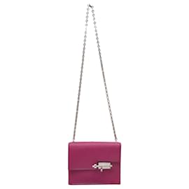 Hermès-Rose Pourpre Hermes Mini Verrou Crossbody Bag-Other