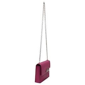 Hermès-Rose Pourpre Hermes Mini Verrou Crossbody Bag-Other