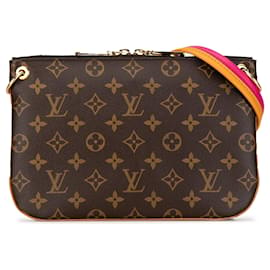 Louis Vuitton-Bolso bandolera Lorette con monograma de Louis Vuitton marrón-Castaño