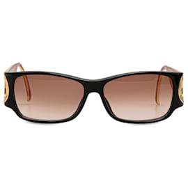 Dior-Brown Dior Square Tinted Sunglasses-Brown