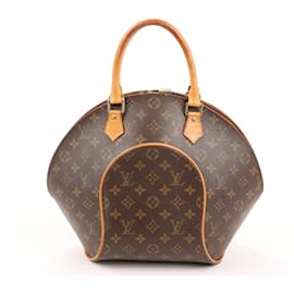 Louis Vuitton-Louis Vuitton Monogram Canvas Ellipse MM Handbag M51126-Brown