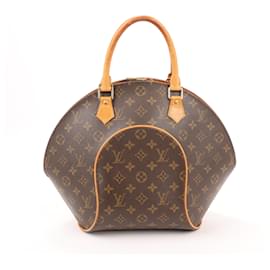 Louis Vuitton-Louis Vuitton Monogram Canvas Ellipse MM Handbag M51126-Brown