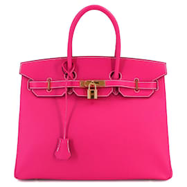 Hermès-HERMES BIRKIN 35-Pink