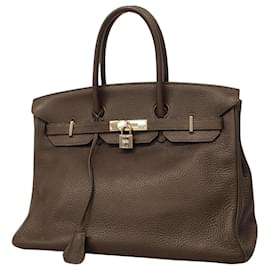 Hermès-Hermès Birkin 35-Marron