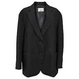 Autre Marque-The Frankie Shop Blazer in Black Wool-Black