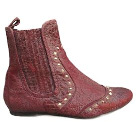 Zadig & Voltaire Ankle Boots Dark red