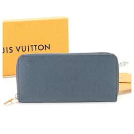 Louis Vuitton-Louis Vuitton Zippy Wallet Vertical-Blue