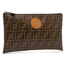 Fendi-Pochette Fendi Marron Zucca-Marron