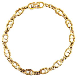 Dior-Dior Gold CD Logo Chain Bracelet-Golden