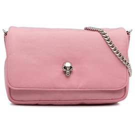 Alexander Mcqueen-Alexander McQueen Pink Nylon Skull Crossbody-Pink