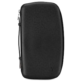 Louis Vuitton-Louis Vuitton Black Taiga Atoll Organizer-Black