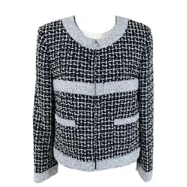 Chanel-Charlotte Groeneveld New Black Lesage Tweed Jacket-Black