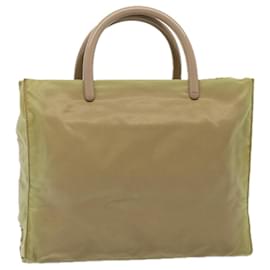 Prada-PRADA Hand Bag Nylon Khaki Auth 76734-Khaki