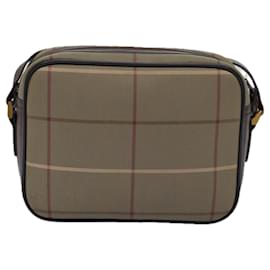 Autre Marque-Burberrys Nova Check Shoulder Bag Canvas Beige Auth yk12733-Beige