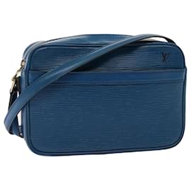 Louis Vuitton-LOUIS VUITTON Epi Trocadero 23 Umhängetasche Blau M52305 LV Auth 77150-Blau