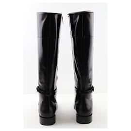 Lk Bennett-Leather boots-Black