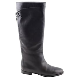 Lk Bennett-Leather boots-Black