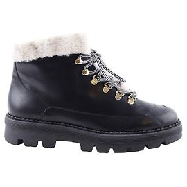 Lk Bennett Lace-up leather boots Black