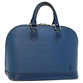 Louis Vuitton-LOUIS VUITTON Epi Alma Sac à Main Toledo Bleu M52145 Auth LV 76959-Autre