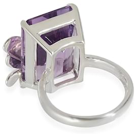 Tiffany & Co-TIFFANY & CO. Love Bug Amethyst Ring in 18k pink gold/sterling silver-Other