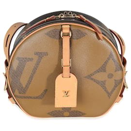 Louis Vuitton-Louis Vuitton Reverse Monogram Canvas Boite Chapeau Souple-Brown