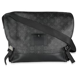 Louis Vuitton-Louis Vuitton Monogram Eclipse Canvas Voyager MM-Brown,Black