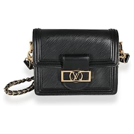 Louis Vuitton-Louis Vuitton Black Epi Mini Dauphine-Black