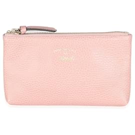 Gucci-Pochette Swing Zip en cuir de veau rose Gucci-Autre