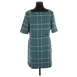 Lk Bennett Wollkleid Blau XL Blau