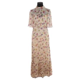 Lk Bennett Seidenkleid Beige