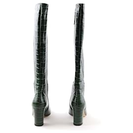 Lk Bennett-Leather boots-Green