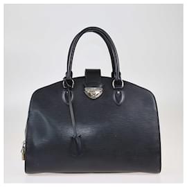 Louis Vuitton-Louis Vuitton Black Epi Pont Neuf Gm Bag-Black