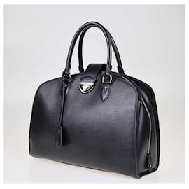 Louis Vuitton-Schwarze Epi Pont Neuf GM-Tasche von Louis Vuitton-Schwarz