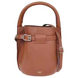 Céline-Celine Brown Nano Big Bag Bucket Bag-Brown