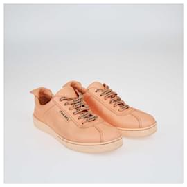 Chanel-Chanel Peach Weekender Low Top Sneakers-Other