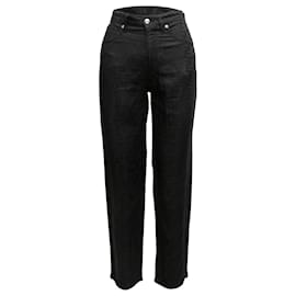 Autre Marque-Vintage Black Fendi Jeans Straight-Leg Zucca Jeans Size 28-Black