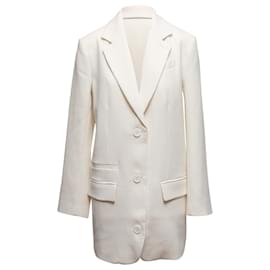 Autre Marque-White Shonajoy Longline Blazer Size US 4-White
