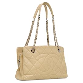 Chanel-Cabas beige Chanel Caviar Timeless CC Soft Shopper-Beige