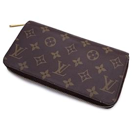 Louis Vuitton-Monogram Canvas Zippy Long Wallet Fuchsia M41895-Brown