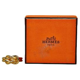 Hermès-Bague foulard Hermes Atame Bague foulard en métal en excellent état-Autre