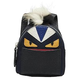 Fendi-Fendi Nylon Bugs Eye Mini sac à dos Charm Toile Autre 7AR432 en bon état-Autre