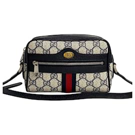 Gucci-Gucci GG Supreme Ophidia Mini Bag Canvas Umhängetasche 517350 in sehr gutem Zustand-Andere